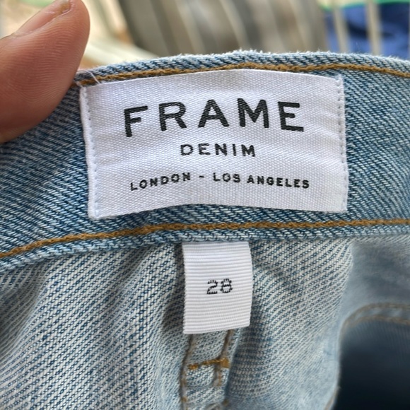 Frame DenimJeans | Hurley Le Panel Block Cropped - Picture 7 of 9